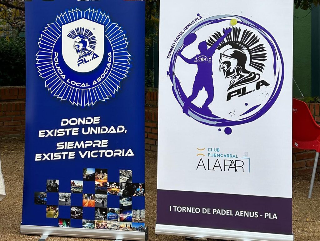 Aenus patrocina el I Torneo de Pádel del Sindicato de Policía Asociada (PLA)